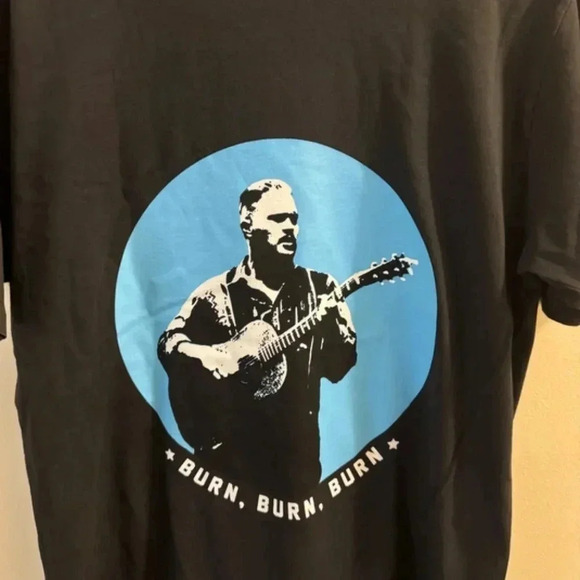 Zach Bryan Shirt Burn Burn Burn Tour Official Merch Tee - Picture 3 of 5